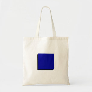 Tote Bag Carré Bauhaus Art Blue