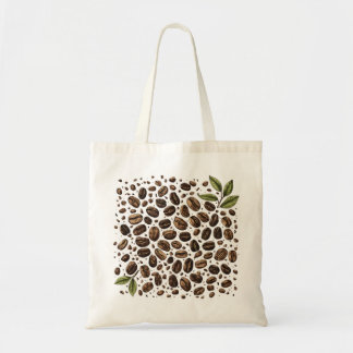 Tote Bag Carré de grains de café