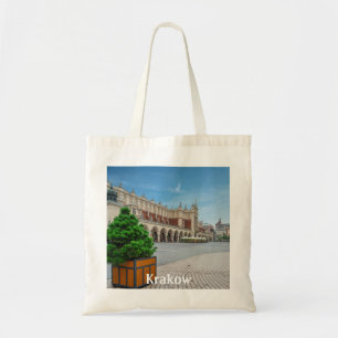 Tote Bag Carré principal dans la vieille ville de Cracovie,