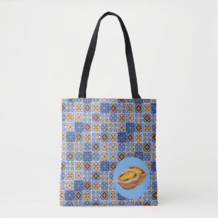 Tote Bag Carreaux et Pâtisseries du Portugal