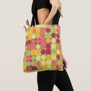 Tote Bag Carreaux Pastel Joueurs