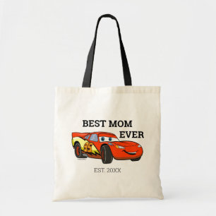 Tote Bag Cars Lightning McQueen Meilleure maman jamais