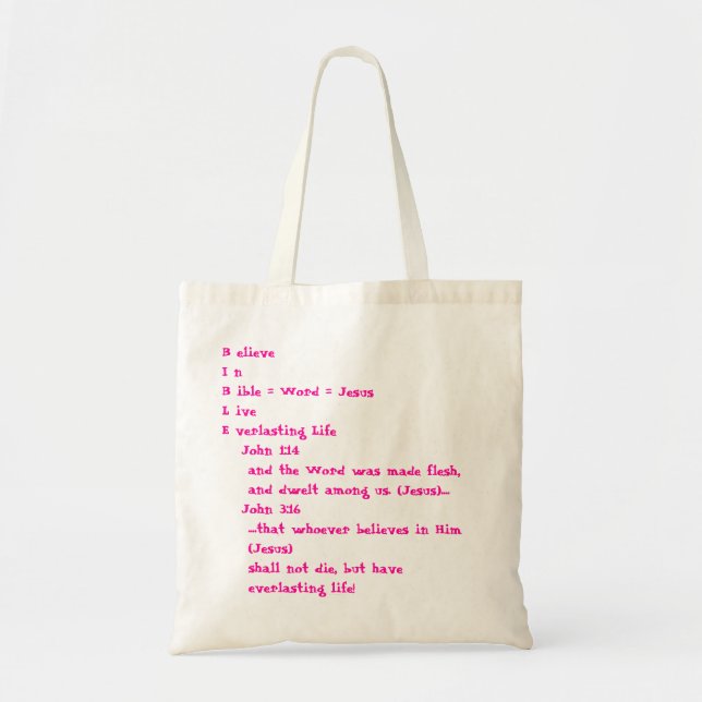 Tote Bag Cartable de bible (Devant)