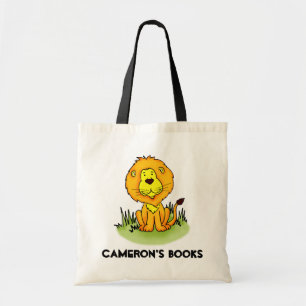 Tote Bag Cartable de bibliothèque de lion
