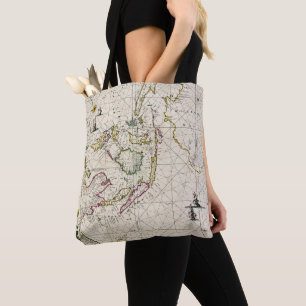 Tote Bag Carte antique des Indes est