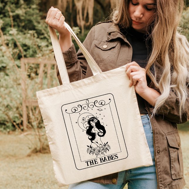 Tote Bag Carte de Bachelorette de Bachelorette de Boho céle (Créateur téléchargé)