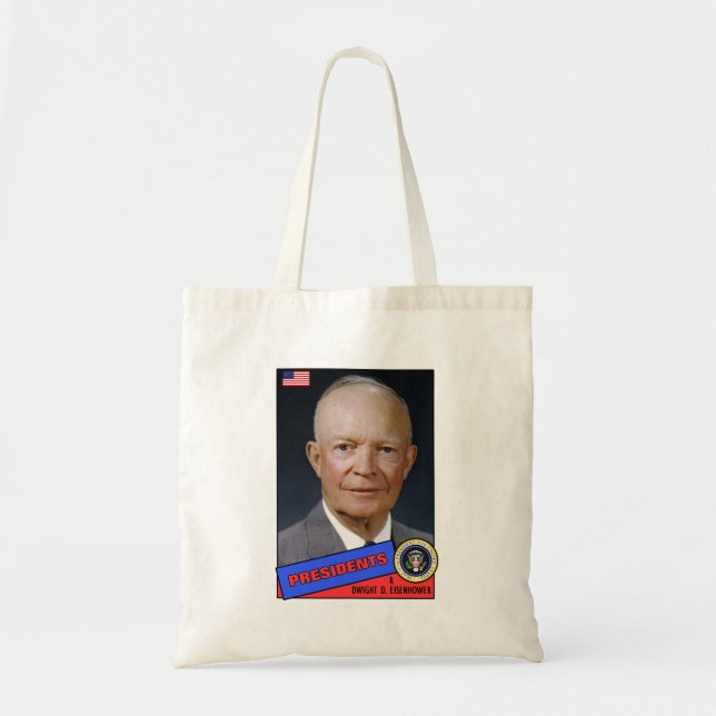 Tote Bag Carte de baseball de Dwight D. Eisenhower (Devant)