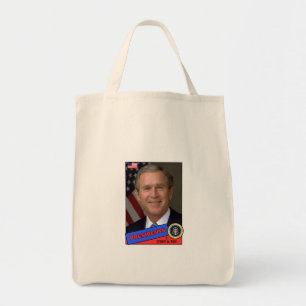 Tote Bag Carte de baseball George W. Bush
