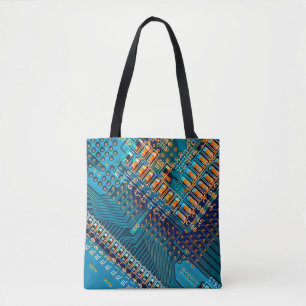 Tote Bag Carte de circuit électronique fermer. ordinateur, 