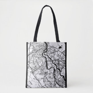 Tote Bag Carte de la ville de Chaozhou Chine