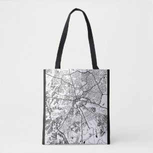 Tote Bag Carte de la ville de Harare Zimbabwe