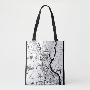 Tote Bag Carte de la ville de Khulna Bangladesh