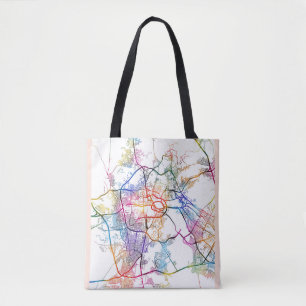 Tote Bag Carte de la ville de Makkah Arabie Saoudite