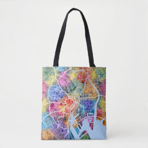 Tote Bag Carte de la ville de Tokyo