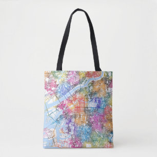 Tote Bag Carte de la ville d'Osaka Japon