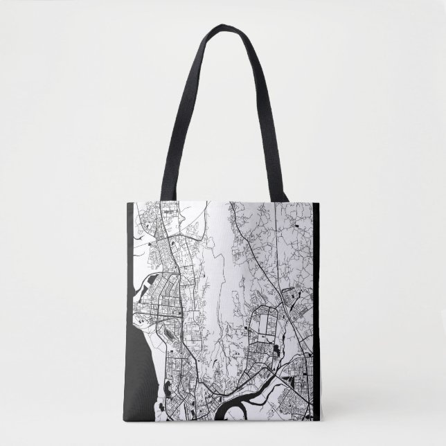 Tote Bag Carte de Navi Mumbai Maharashtra (Devant)