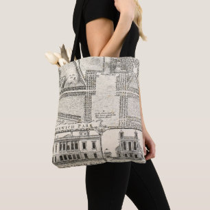Tote Bag Carte de parc de Greenwich