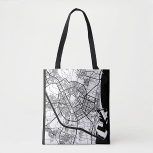 Tote Bag Carte de Valence Espagne
