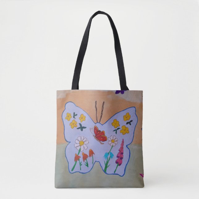 Tote Bag Carte Fourre-tout Butterfly Dreaming (Devant)