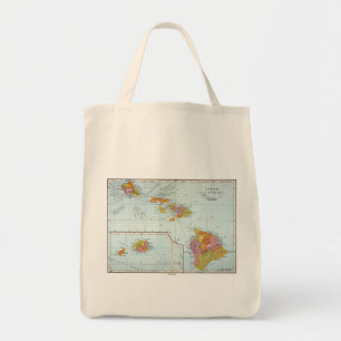 Tote Bag Carte : Hawaï, 1905