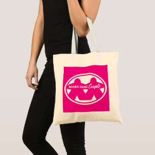 Tote Bag Carte Jeu Couple Blanc Cadre Basic Fourre-tout