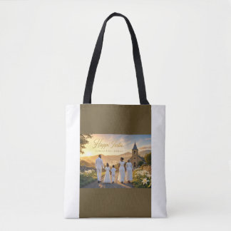 Tote Bag Carte Joyeuse de Pâques | Il est ressuscité