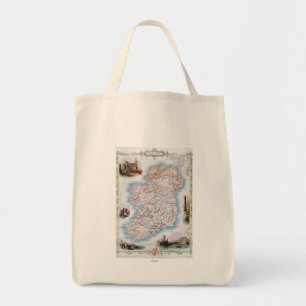 Tote Bag Carte : L'Irlande, 1851