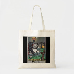 Tote Bag Carte Tarot Mort Halloween Horseman sans tête Hall