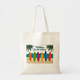 Tote Bag Cartes Surfs illustrées