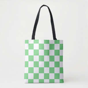 Tote Bag Carton de tableau de bord vert rétro Y2K