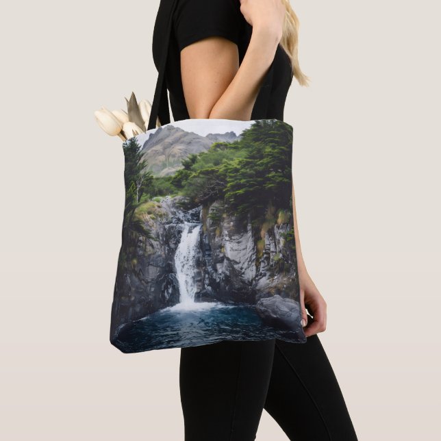 Tote Bag Cascade dans la forêt (De près)