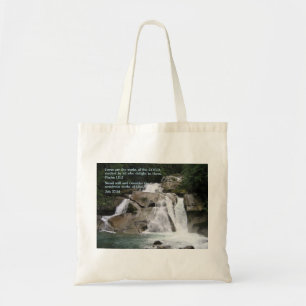 Tote Bag Cascade de 111:2 de psaume
