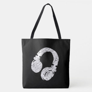 Tote Bag casque dj