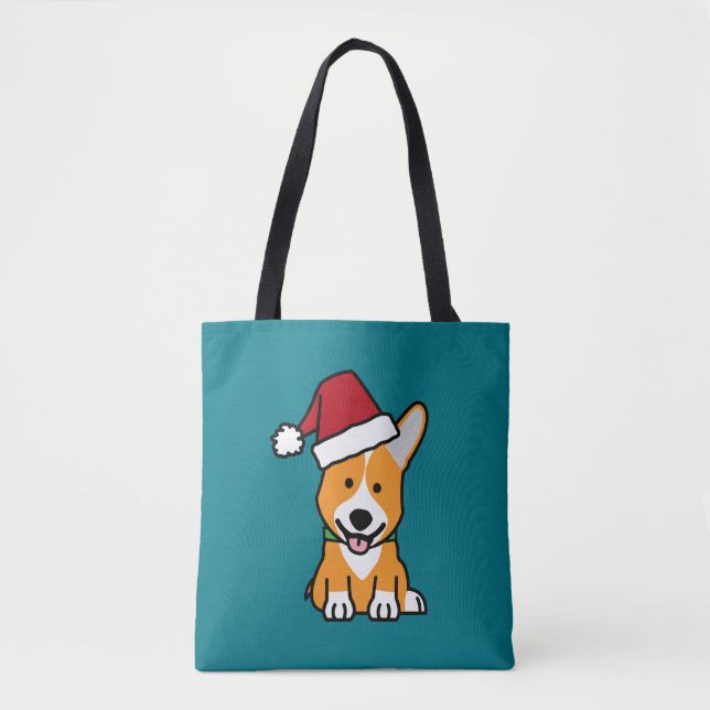 Tote Bag Casquette de Père Noël de Noël de Gallois de (Devant)