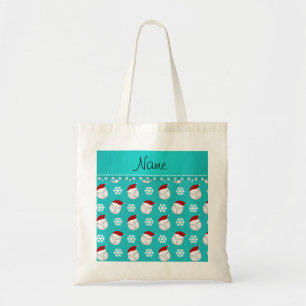 Tote Bag Casquettes nommés personnalisés de père Noël d