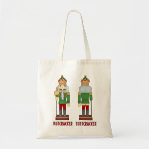 Tote Bag Casse-noix drôle Buttcracker de Noël humoristique