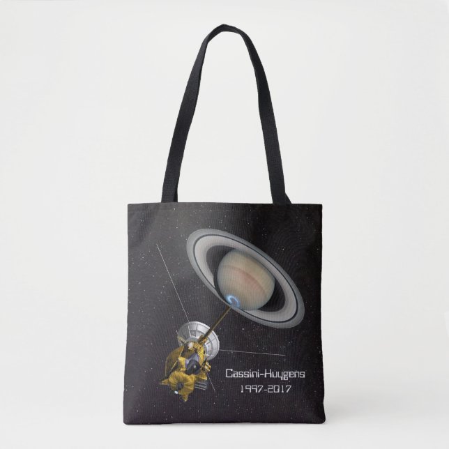 Tote Bag Cassini Huygens Saturn Mission Spacecraft (Devant)