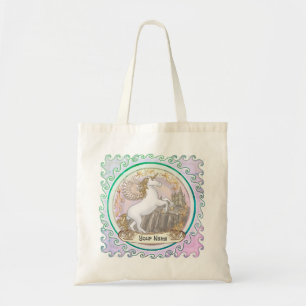 Tote Bag Castle Pegasus Unicorn