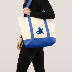 Tote Bag Cat dit bonjour