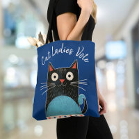 Cat Ladies Vote Script Russe Feminist Cute Bold