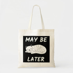 TOTE BAG CAT LAZY CAT PEUT ÊTRE ULTÉRIEUR