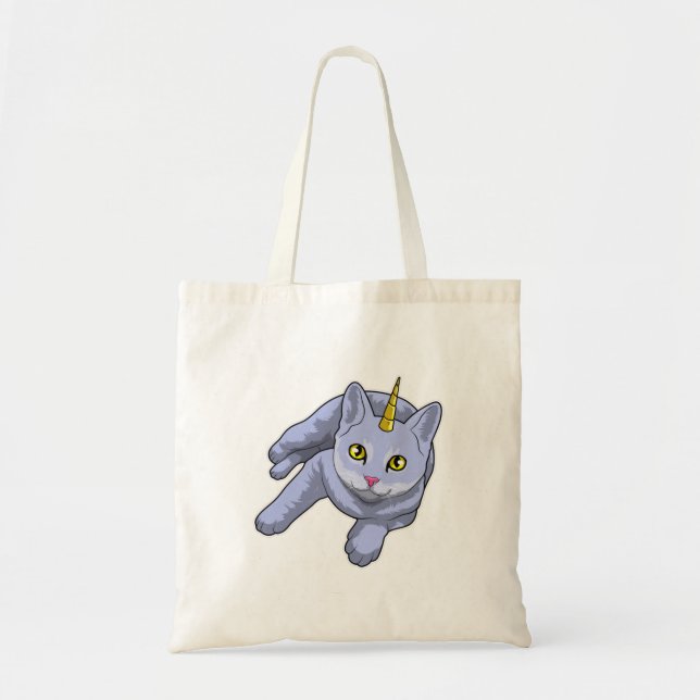 Tote Bag Cat Unicorn (Devant)