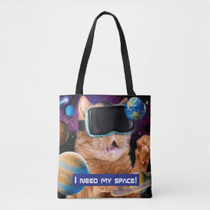 Tote Bag Cat VR dans l'espace