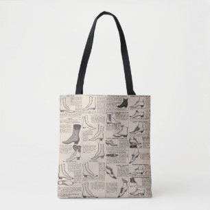 Tote Bag Catalogue de chaussures pour dames vintage - 1900s