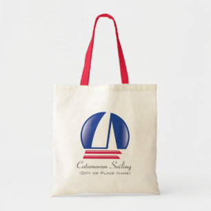 Tote Bag Catamaran Sailing_Pontoon Racing_BlueMoon modèle