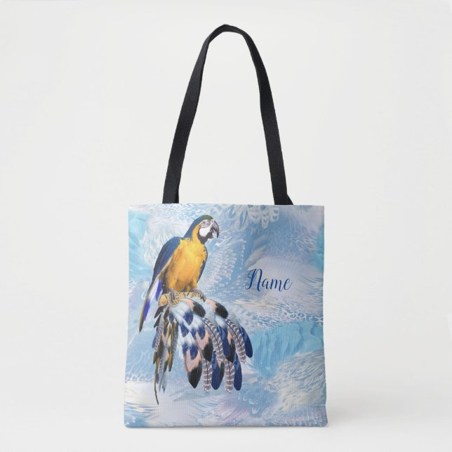Tote Bag Catcher de rêve bleu exotique (Devant)