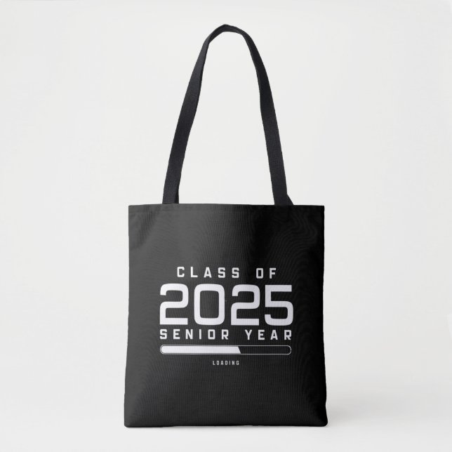 Tote Bag Catégorie 2025 Année supérieure Chargement Senior  (Devant)