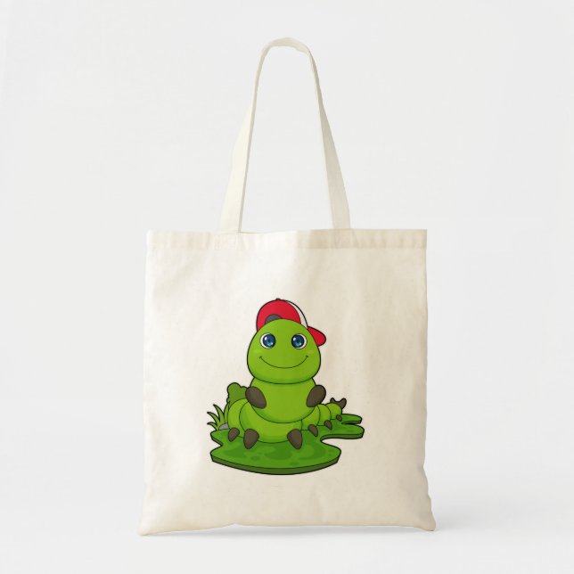 Tote Bag Caterpillar avec Casquette (Devant)