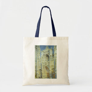 Tote Bag Cathédrale de Rouen, façade ouest, soleil, Claude