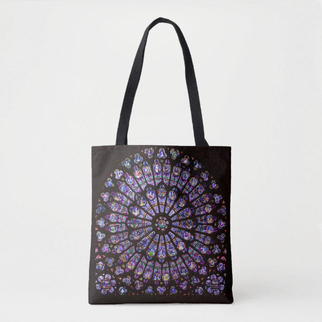 Tote Bag Cathédrale Notre-Dame de Paris Rose (Devant)